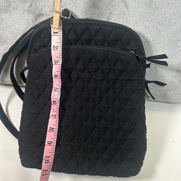 Vera Bradley quilted black backpack - Picture 6 of 12